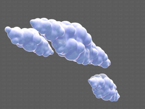 Clouds cartoon V03 Modelo 3D