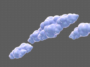 Clouds cartoon V03 Modelo 3D