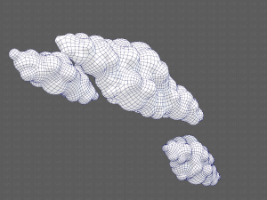 Clouds cartoon V03 Modelo 3D