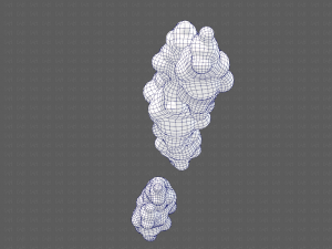 Clouds cartoon V03 Modelo 3D