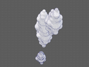 Clouds cartoon V03 Modelo 3D