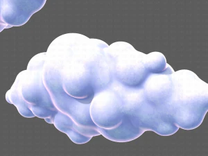 Clouds cartoon V03 3D Model