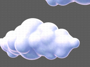 Clouds cartoon V03 Modelo 3D