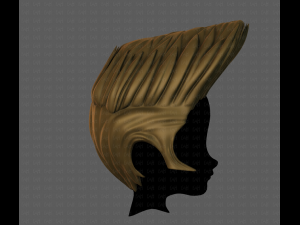 3D Hair style for boy V85 3D Model