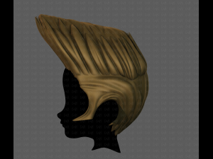 3D Hair style for boy V85 3D Model