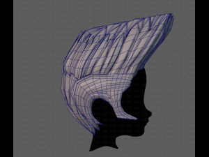 3D Hair style for boy V85 3D Model