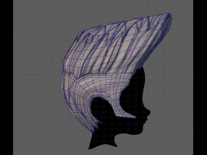 3D Hair style for boy V85 3D Model