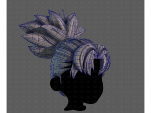 3D Hair style for boy V87 Modelo 3D