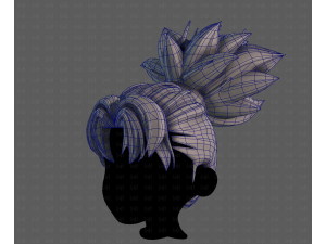 3D Hair style for boy V87 Modelo 3D