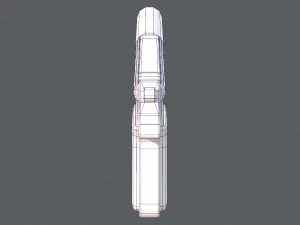 GunCartoon 01 3D Model
