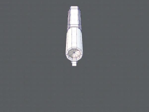 GunCartoon 01 3D Model