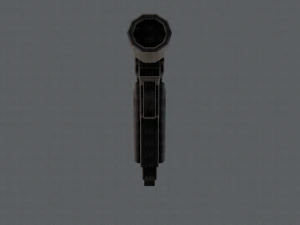 GunCartoon 01 3D Model