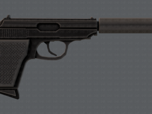 GunCartoon 01 3D Model