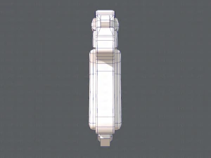 GunCartoon 01 3D Model
