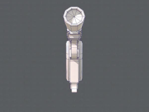 GunCartoon 01 3D Model