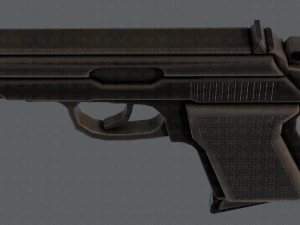 GunCartoon 01 3D Model