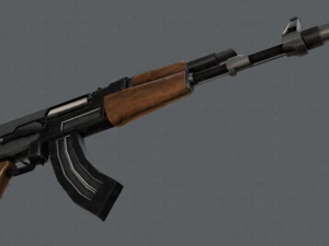 GunCartoon 02 3D Model