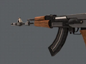 GunCartoon 02 3D Model