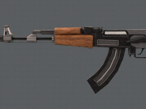 GunCartoon 02 3D Model