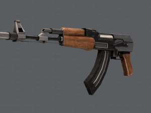 GunCartoon 02 3D Model