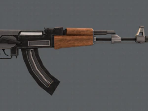 GunCartoon 02 3D Model