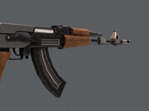 GunCartoon 02 3D Model