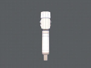 GunCartoon 02 3D Model