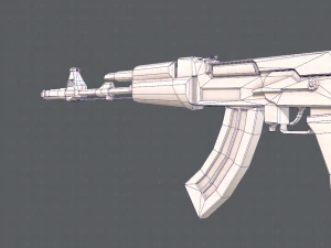 GunCartoon 02 3D Model