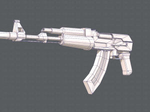GunCartoon 02 3D-Modell