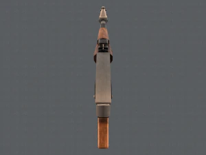 GunCartoon 02 3D Model