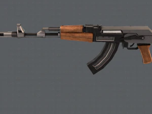 GunCartoon 02 3D Model