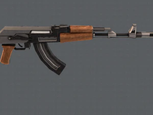 GunCartoon 02 3D Model