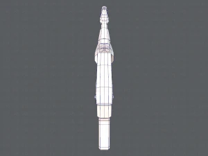GunCartoon 02 3D Model