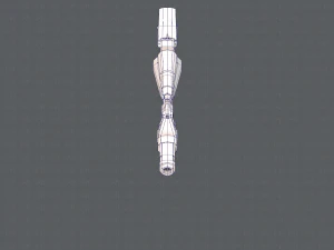 GunCartoon 02 3D Model