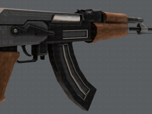 GunCartoon 02 3D-Modell