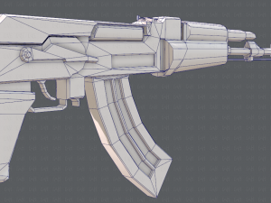 GunCartoon 02 3D-Modell