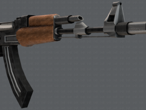 GunCartoon 02 3D-Modell
