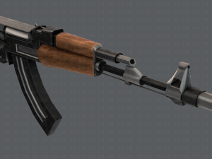 GunCartoon 02 3D-Modell
