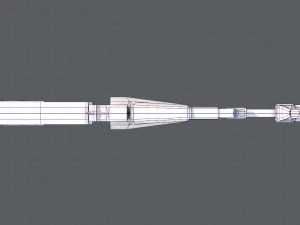 GunCartoon 02 3D Model
