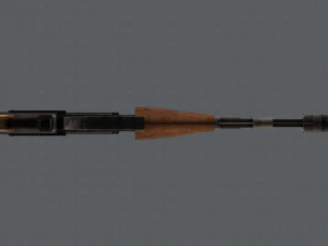 GunCartoon 02 3D Model