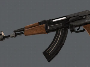 GunCartoon 02 3D Model