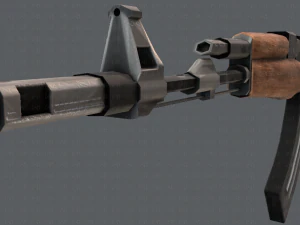 GunCartoon 02 3D Model