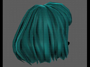 3D Hair style for girl V104 3D Model