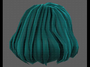 3D Hair style for girl V104 3D Model