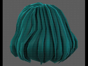 3D Hair style for girl V104 3D Model