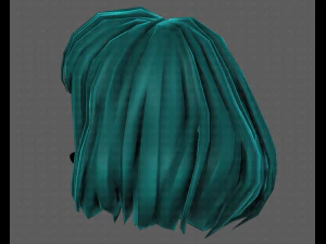 3D Hair style for girl V104 3D Model