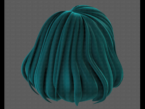 3D Hair style for girl V104 3D मॉडल