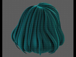 3D Hair style for girl V104 3D Model