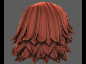 3D Hair style for girl V105 Model 3D