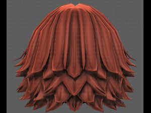 3D Hair style for girl V105 Model 3D